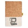 Cork And Heathered Fabric Hardcover Journal 5.5" X 8.25" Thumbnail
