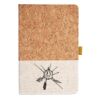 Cork And Heathered Fabric Hardcover Journal 5.5" X 8.25" Thumbnail