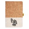 Cork And Heathered Fabric Hardcover Journal 5.5" X 8.25" Thumbnail