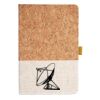 Cork And Heathered Fabric Hardcover Journal 5.5" X 8.25" Thumbnail