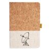 Cork And Heathered Fabric Hardcover Journal 5.5" X 8.25" Thumbnail