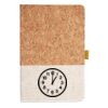 Cork And Heathered Fabric Hardcover Journal 5.5" X 8.25" Thumbnail