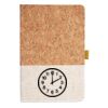 Cork And Heathered Fabric Hardcover Journal 5.5" X 8.25" Thumbnail