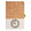 Cork And Heathered Fabric Hardcover Journal 5.5" X 8.25" Thumbnail