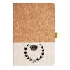 Cork And Heathered Fabric Hardcover Journal 5.5" X 8.25" Thumbnail