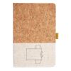 Cork And Heathered Fabric Hardcover Journal 5.5" X 8.25" Thumbnail