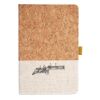 Cork And Heathered Fabric Hardcover Journal 5.5" X 8.25" Thumbnail
