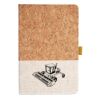 Cork And Heathered Fabric Hardcover Journal 5.5" X 8.25" Thumbnail