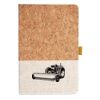Cork And Heathered Fabric Hardcover Journal 5.5" X 8.25" Thumbnail