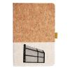 Cork And Heathered Fabric Hardcover Journal 5.5" X 8.25" Thumbnail