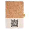 Cork And Heathered Fabric Hardcover Journal 5.5" X 8.25" Thumbnail