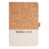 Cork And Heathered Fabric Hardcover Journal 5.5" X 8.25" Thumbnail