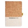 Cork And Heathered Fabric Hardcover Journal 5.5" X 8.25" Thumbnail