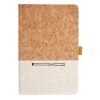 Cork And Heathered Fabric Hardcover Journal 5.5" X 8.25" Thumbnail