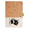 Cork And Heathered Fabric Hardcover Journal 5.5" X 8.25" Thumbnail