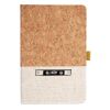 Cork And Heathered Fabric Hardcover Journal 5.5" X 8.25" Thumbnail