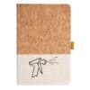 Cork And Heathered Fabric Hardcover Journal 5.5" X 8.25" Thumbnail