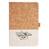 Cork And Heathered Fabric Hardcover Journal 5.5" X 8.25" Thumbnail
