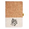Cork And Heathered Fabric Hardcover Journal 5.5" X 8.25" Thumbnail