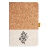 Cork And Heathered Fabric Hardcover Journal 5.5" X 8.25" Thumbnail