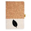 Cork And Heathered Fabric Hardcover Journal 5.5" X 8.25" Thumbnail