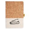 Cork And Heathered Fabric Hardcover Journal 5.5" X 8.25" Thumbnail