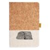 Cork And Heathered Fabric Hardcover Journal 5.5" X 8.25" Thumbnail