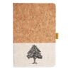 Cork And Heathered Fabric Hardcover Journal 5.5" X 8.25" Thumbnail