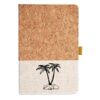 Cork And Heathered Fabric Hardcover Journal 5.5" X 8.25" Thumbnail