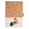 Cork And Heathered Fabric Hardcover Journal 5.5" X 8.25" Thumbnail