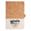 Cork And Heathered Fabric Hardcover Journal 5.5" X 8.25" Thumbnail