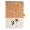 Cork And Heathered Fabric Hardcover Journal 5.5" X 8.25" Thumbnail