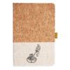 Cork And Heathered Fabric Hardcover Journal 5.5" X 8.25" Thumbnail