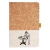 Cork And Heathered Fabric Hardcover Journal 5.5" X 8.25" Thumbnail