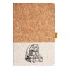 Cork And Heathered Fabric Hardcover Journal 5.5" X 8.25" Thumbnail