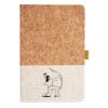 Cork And Heathered Fabric Hardcover Journal 5.5" X 8.25" Thumbnail