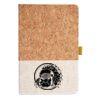 Cork And Heathered Fabric Hardcover Journal 5.5" X 8.25" Thumbnail