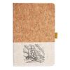 Cork And Heathered Fabric Hardcover Journal 5.5" X 8.25" Thumbnail