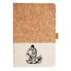 Cork And Heathered Fabric Hardcover Journal 5.5" X 8.25" Thumbnail