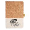 Cork And Heathered Fabric Hardcover Journal 5.5" X 8.25" Thumbnail