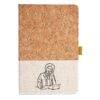 Cork And Heathered Fabric Hardcover Journal 5.5" X 8.25" Thumbnail