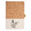 Cork And Heathered Fabric Hardcover Journal 5.5" X 8.25" Thumbnail
