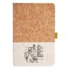 Cork And Heathered Fabric Hardcover Journal 5.5" X 8.25" Thumbnail