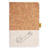Cork And Heathered Fabric Hardcover Journal 5.5" X 8.25" Thumbnail