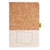 Cork And Heathered Fabric Hardcover Journal 5.5" X 8.25" Thumbnail