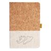 Cork And Heathered Fabric Hardcover Journal 5.5" X 8.25" Thumbnail