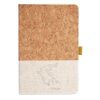 Cork And Heathered Fabric Hardcover Journal 5.5" X 8.25" Thumbnail