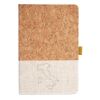 Cork And Heathered Fabric Hardcover Journal 5.5" X 8.25" Thumbnail