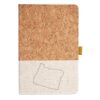 Cork And Heathered Fabric Hardcover Journal 5.5" X 8.25" Thumbnail