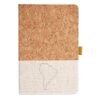 Cork And Heathered Fabric Hardcover Journal 5.5" X 8.25" Thumbnail
